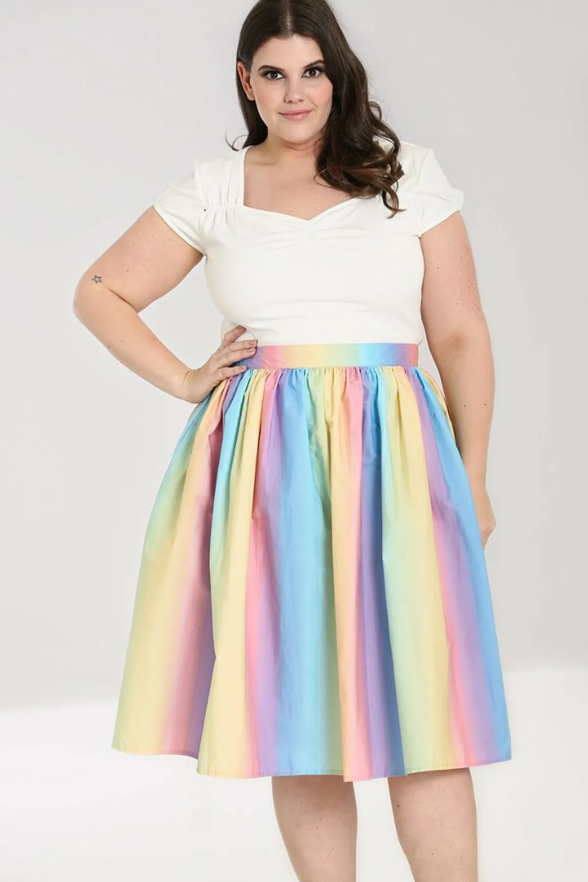 Women Hell Bunny Midi Skirts<Halo 50'S Skirt