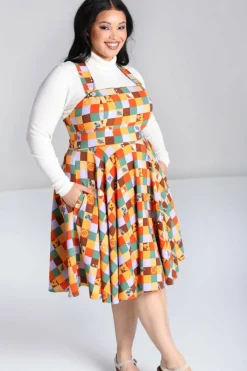 Women Hell Bunny Midi Dresses<Hawthorn Pinafore Dress