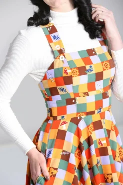 Women Hell Bunny Midi Dresses<Hawthorn Pinafore Dress