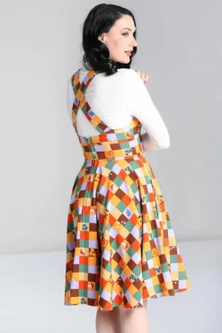 Women Hell Bunny Midi Dresses<Hawthorn Pinafore Dress