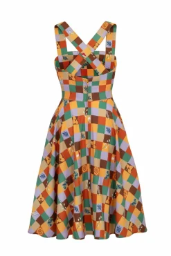 Women Hell Bunny Midi Dresses<Hawthorn Pinafore Dress