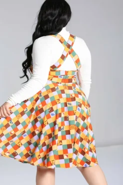 Women Hell Bunny Midi Dresses<Hawthorn Pinafore Dress
