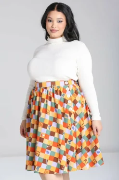 Women Hell Bunny Knee Skirts<Hawthorn Skirt