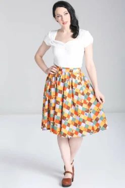 Women Hell Bunny Knee Skirts<Hawthorn Skirt