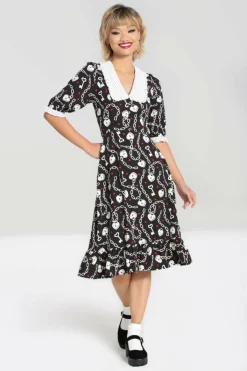 Women Hell Bunny Knee Dresses<Heart Lock Mid Dress