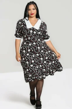 Women Hell Bunny Knee Dresses<Heart Lock Mid Dress