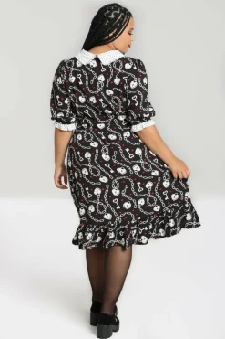Women Hell Bunny Knee Dresses<Heart Lock Mid Dress