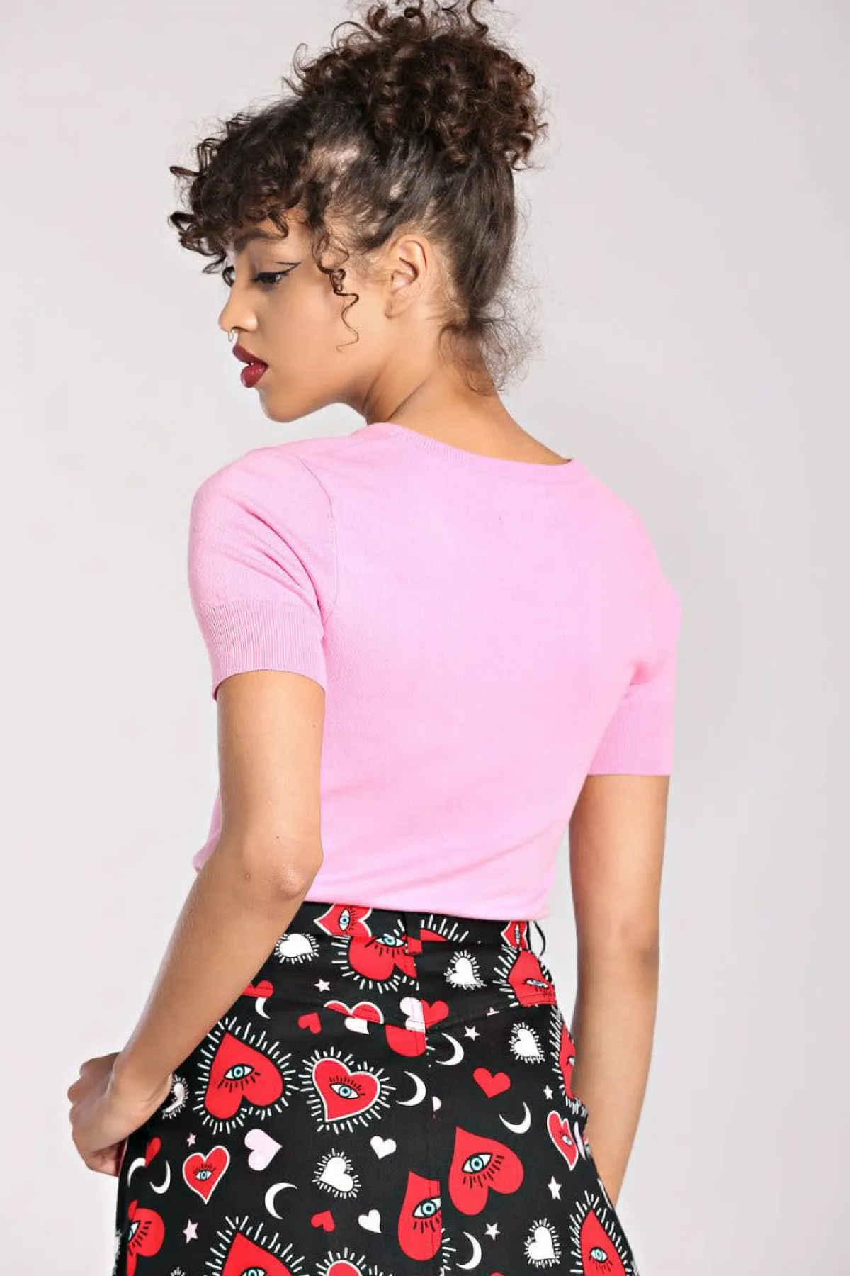 Women Hell Bunny Knitted Tops<Heart Top