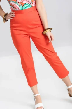 Women Hell Bunny Trousers<Helen Cigarette Trousers