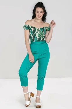 Women Hell Bunny Trousers<Helen Cigarette Trousers