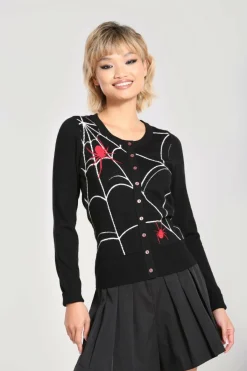 Women Hell Bunny Cardigans<In A Web Cardigan