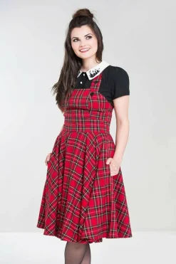 Women Hell Bunny Midi Dresses<Irvine Pinafore Dress