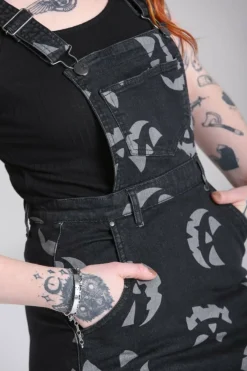 Women Hell Bunny Dresses<Jack-O-Lantern Pinafore Dress