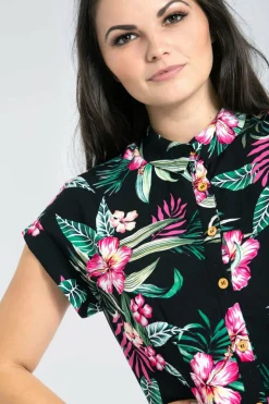 Women Hell Bunny Shirts<Kalani Shirt