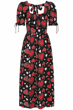 Women Hell Bunny Maxi Dresses<Kate Heart Dress