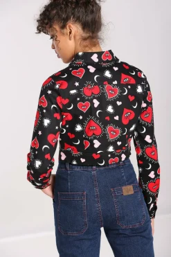 Women Hell Bunny Jackets<Kate Heart Jacket
