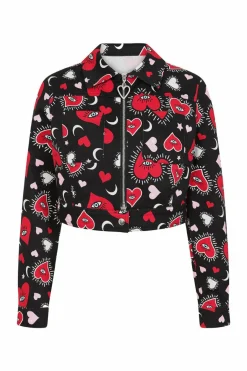 Women Hell Bunny Jackets<Kate Heart Jacket