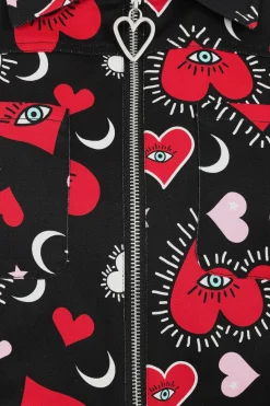 Women Hell Bunny Jackets<Kate Heart Jacket