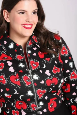 Women Hell Bunny Jackets<Kate Heart Jacket