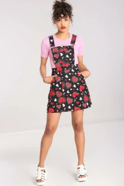 Women Hell Bunny Mini Dresses<Kate Heart Pinafore Dress