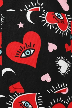 Women Hell Bunny Mini Dresses<Kate Heart Pinafore Dress