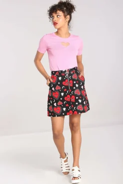 Women Hell Bunny Mini Skirts<Kate Heart Skirt