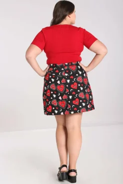 Women Hell Bunny Mini Skirts<Kate Heart Skirt