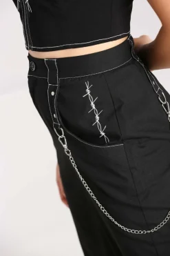 Women Hell Bunny Trousers<Lennox Cropped Trousers