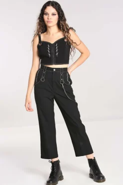 Women Hell Bunny Trousers<Lennox Cropped Trousers