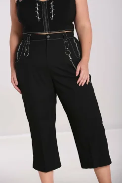 Women Hell Bunny Trousers<Lennox Cropped Trousers