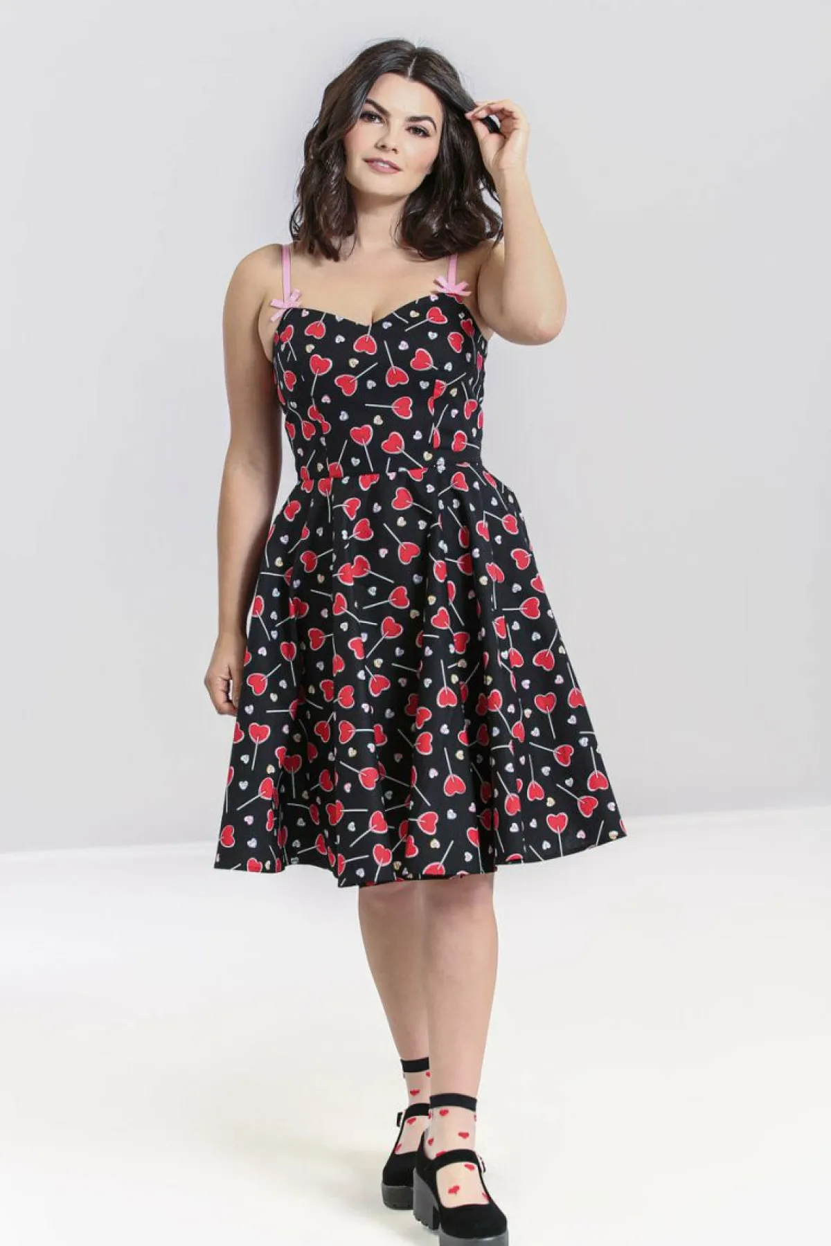 Women Hell Bunny Knee Dresses<Lollies Mid Dress