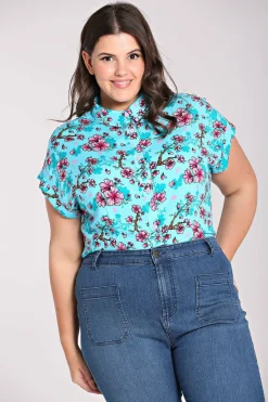 Women Hell Bunny Shirts<Louella Shirt