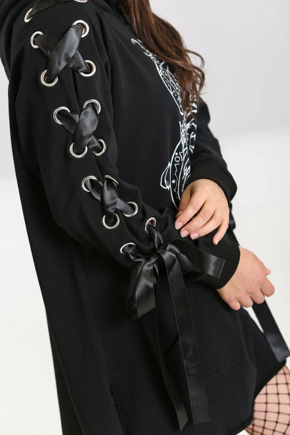 Women Hell Bunny Loungewear<Medusa Hoodie Dress