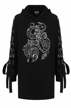 Women Hell Bunny Loungewear<Medusa Hoodie Dress