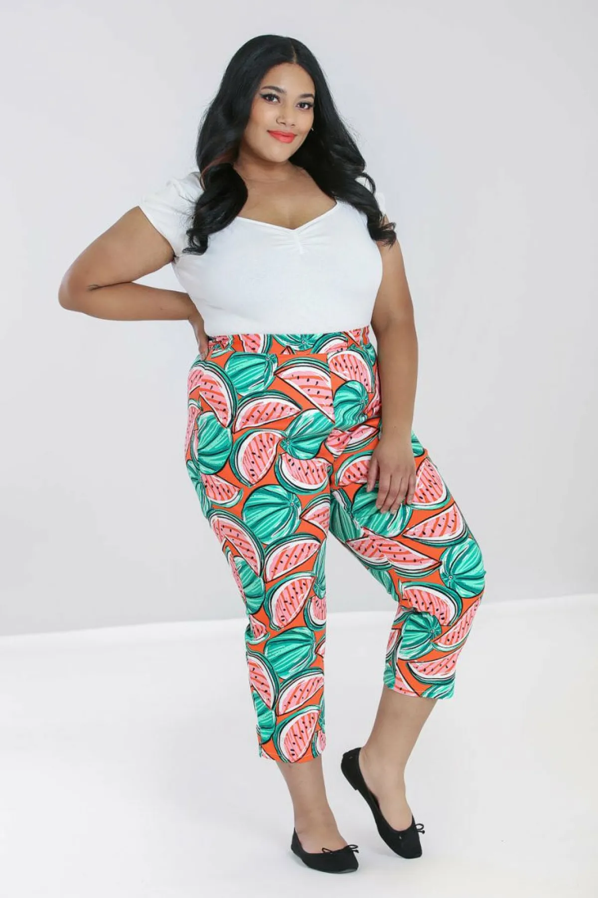 Women Hell Bunny Trousers<Melonie Cigarette Trousers