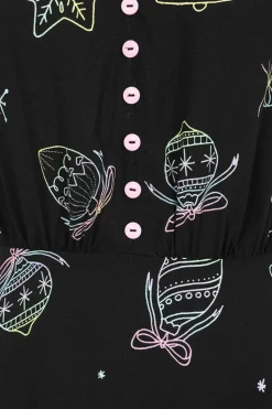 Women Hell Bunny Knee Dresses<Merry Mid Dress