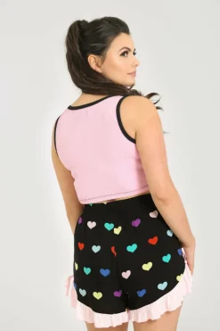 Women Hell Bunny Loungewear<Mimi Crop Top