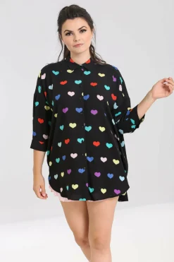 Women Hell Bunny Loungewear<Mimi Oversized Shirt