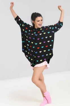 Women Hell Bunny Loungewear<Mimi Oversized Shirt