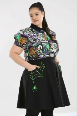 Women Hell Bunny Mini Skirts<Miss Muffet Mini Skirt