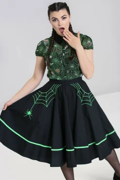 Women Hell Bunny Midi Skirts<Miss Muffet 50'S Skirt