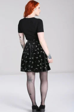 Women Hell Bunny Mini Skirts<Misty Moon Skirt