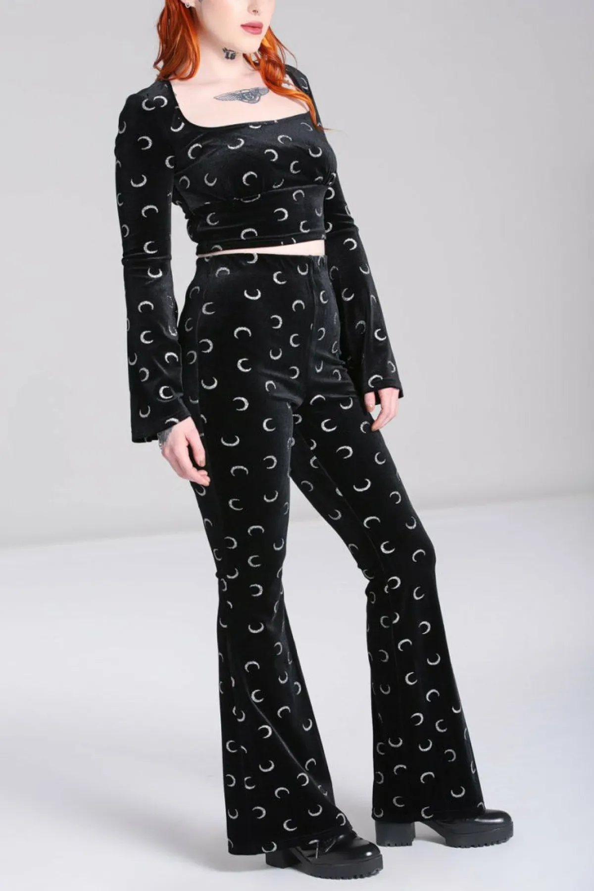 Women Hell Bunny Trousers<Misty Moon Trousers