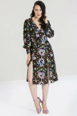 Women Hell Bunny Knee Dresses<Moondance Mid Dress