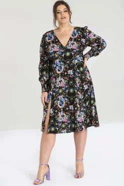 Women Hell Bunny Knee Dresses<Moondance Mid Dress