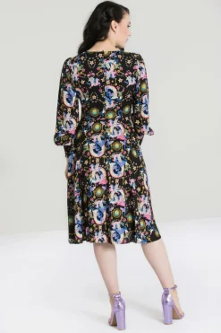 Women Hell Bunny Knee Dresses<Moondance Mid Dress