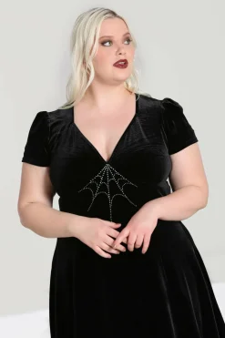 Women Hell Bunny Knee Dresses<Morticia Dress