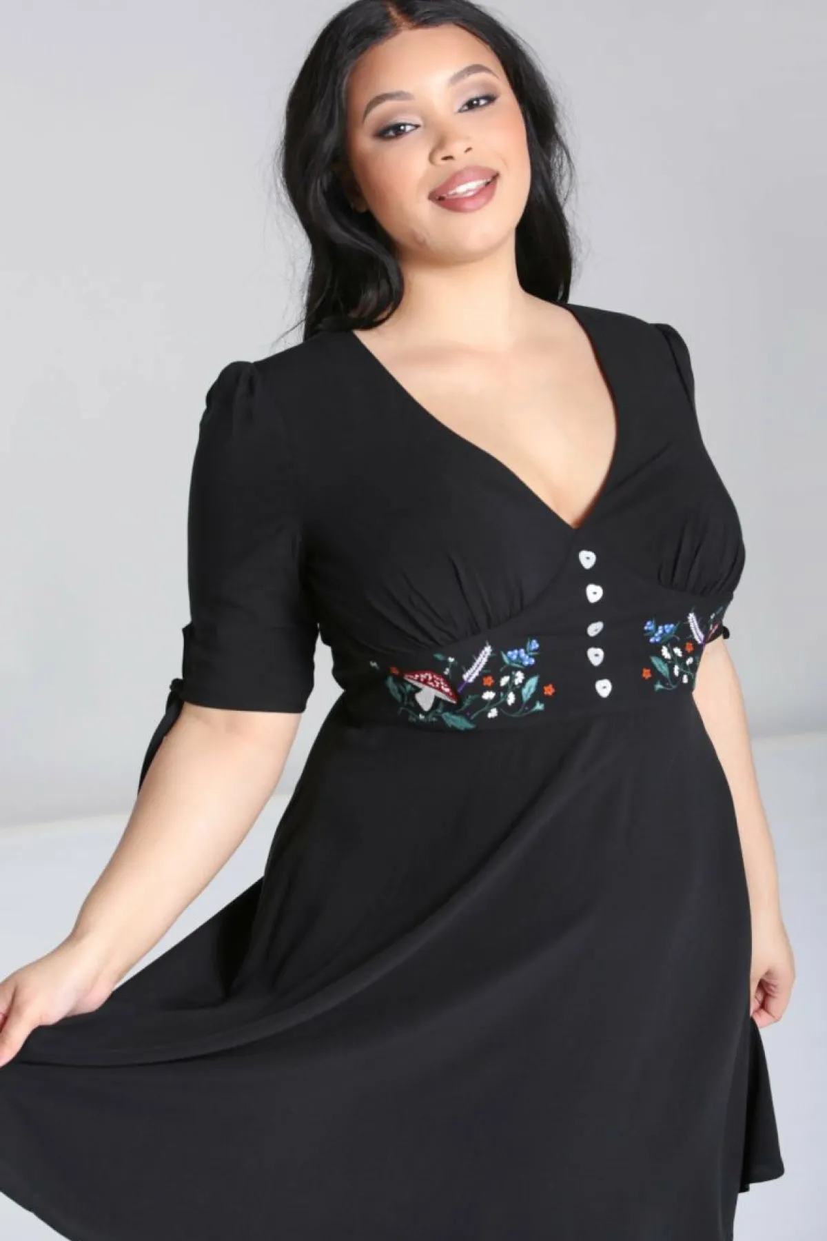 Women Hell Bunny Knee Dresses<Natura Dress