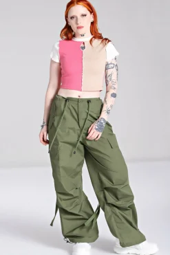 Women Hell Bunny Trousers<Nickel Trousers