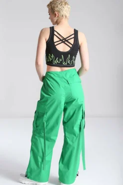 Women Hell Bunny Trousers<Nickel Trousers